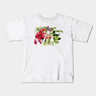 Yoga Flowers #6 Kids T-Shirt